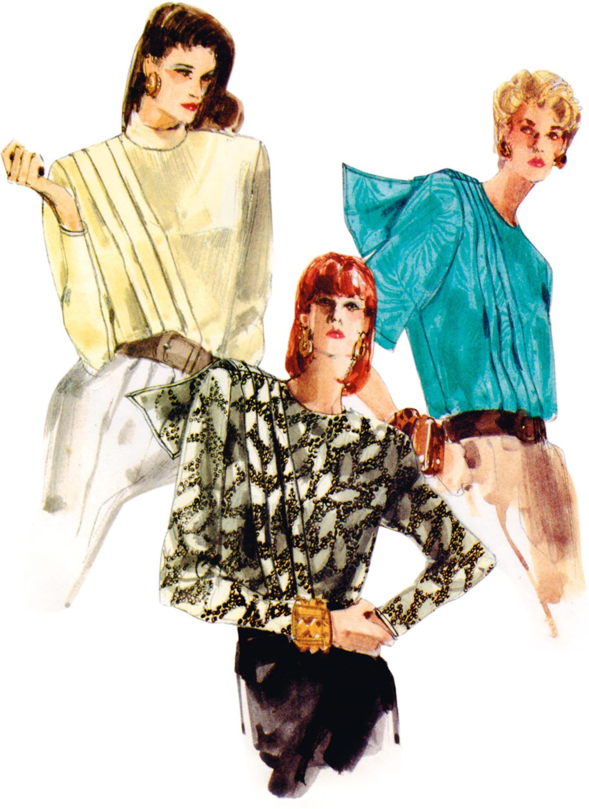 Vogue Patterns V1980 Misses' Blouse