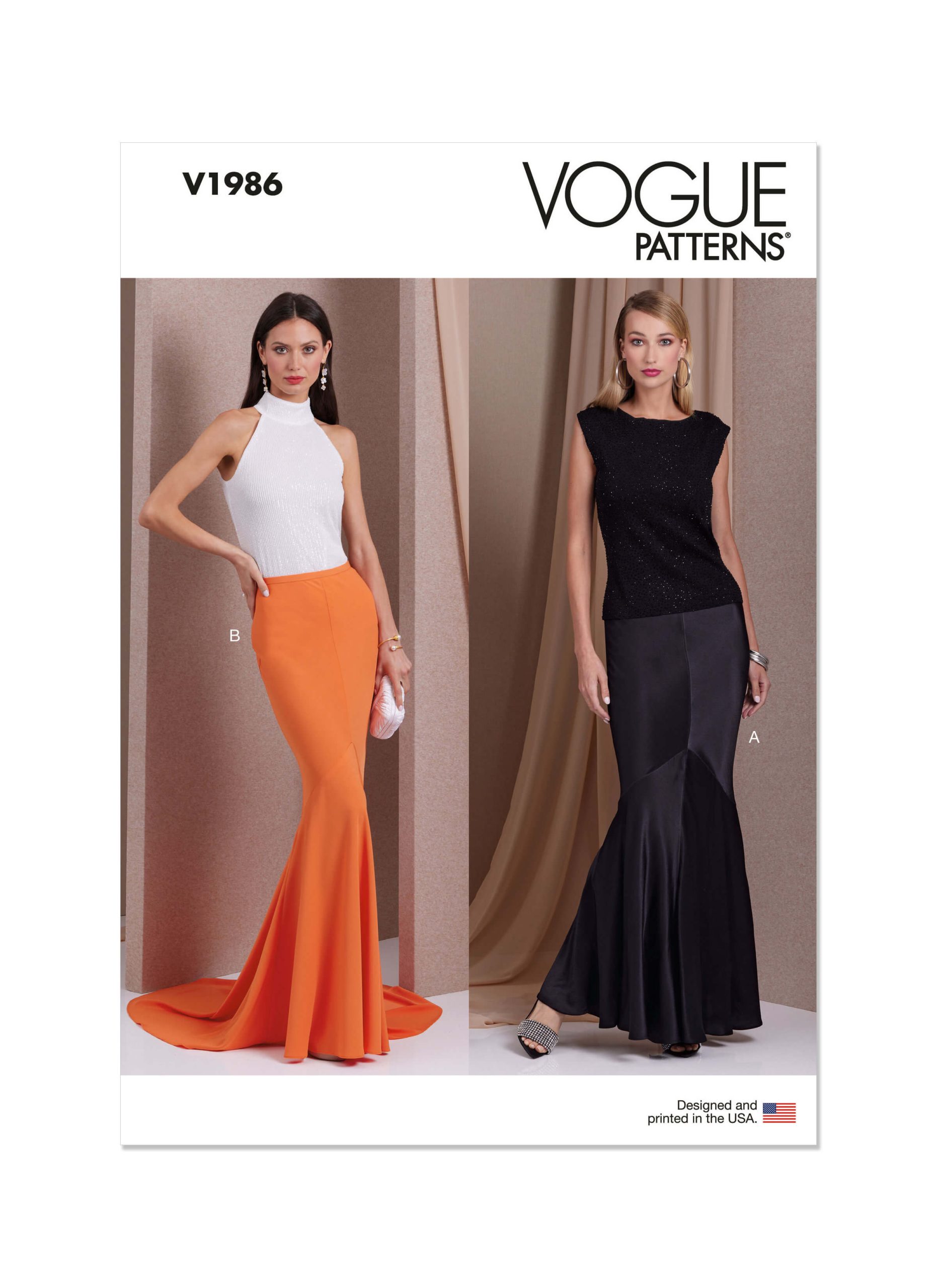 Vogue Patterns V1986 Misses’ Skirts