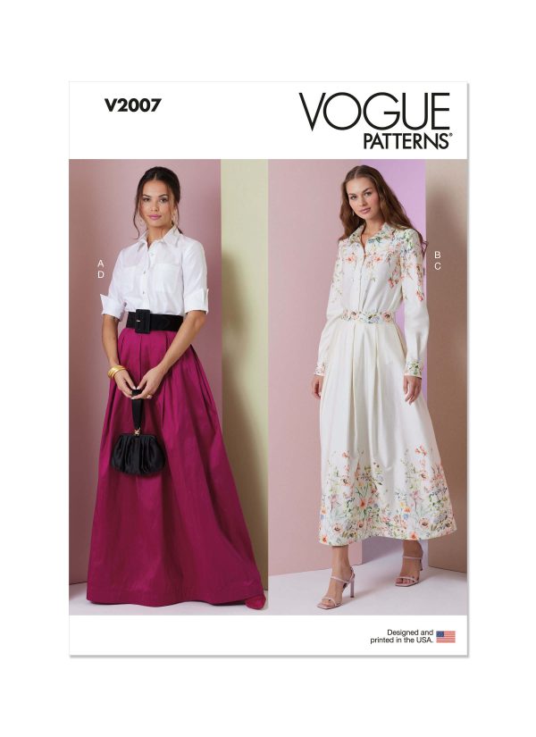 Vogue Patterns V2007 Misses' Two Piece Dress