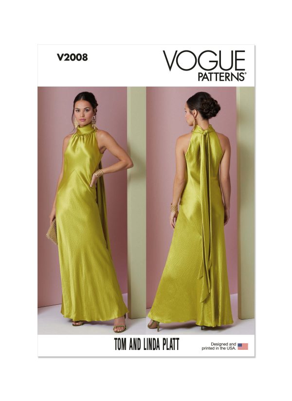 Vogue Patterns V2008 Misses' Dress by Tom & Linda Platt Inc