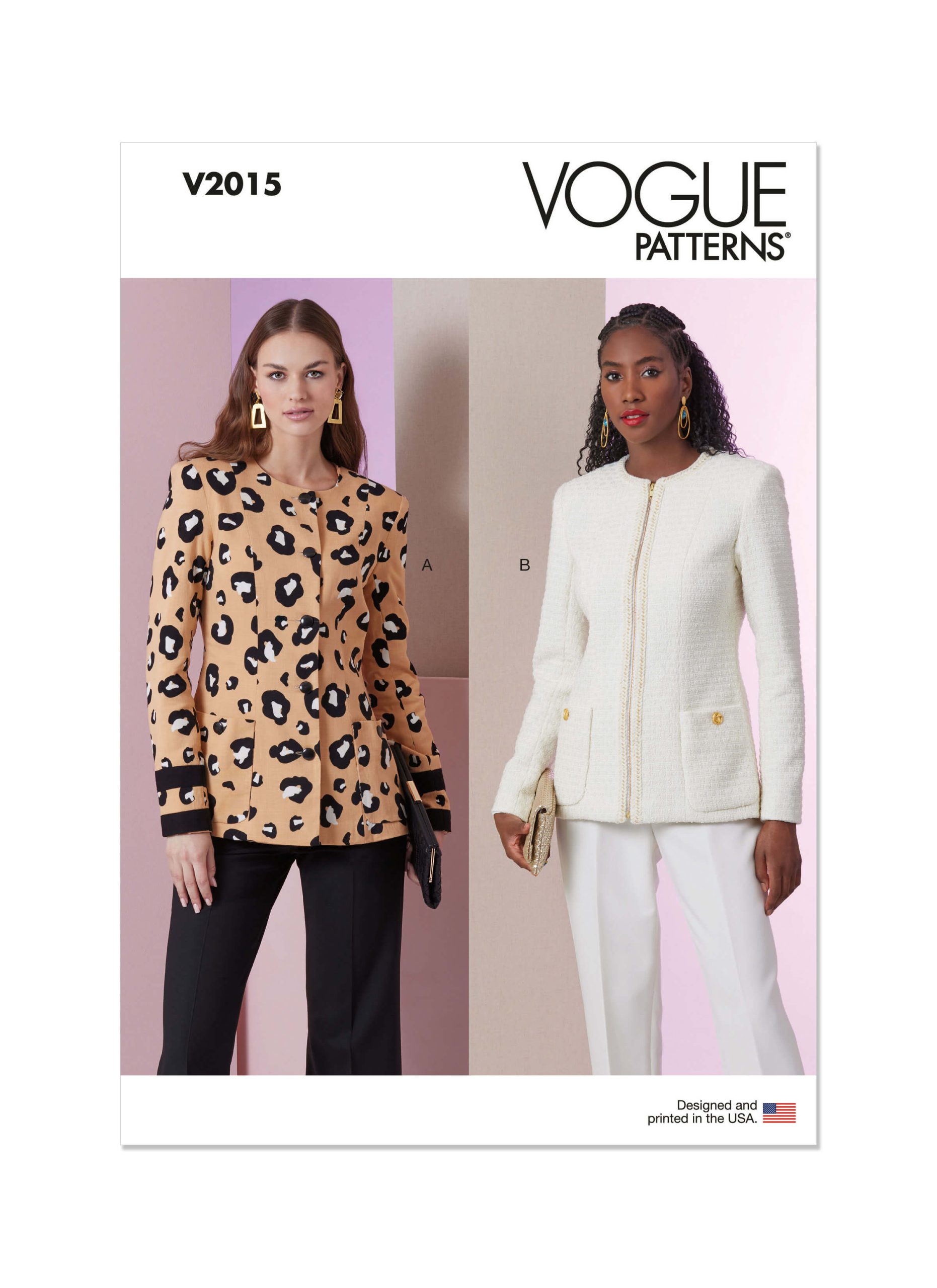 Vogue Patterns V2015 Misses' Jackets - Sewdirect