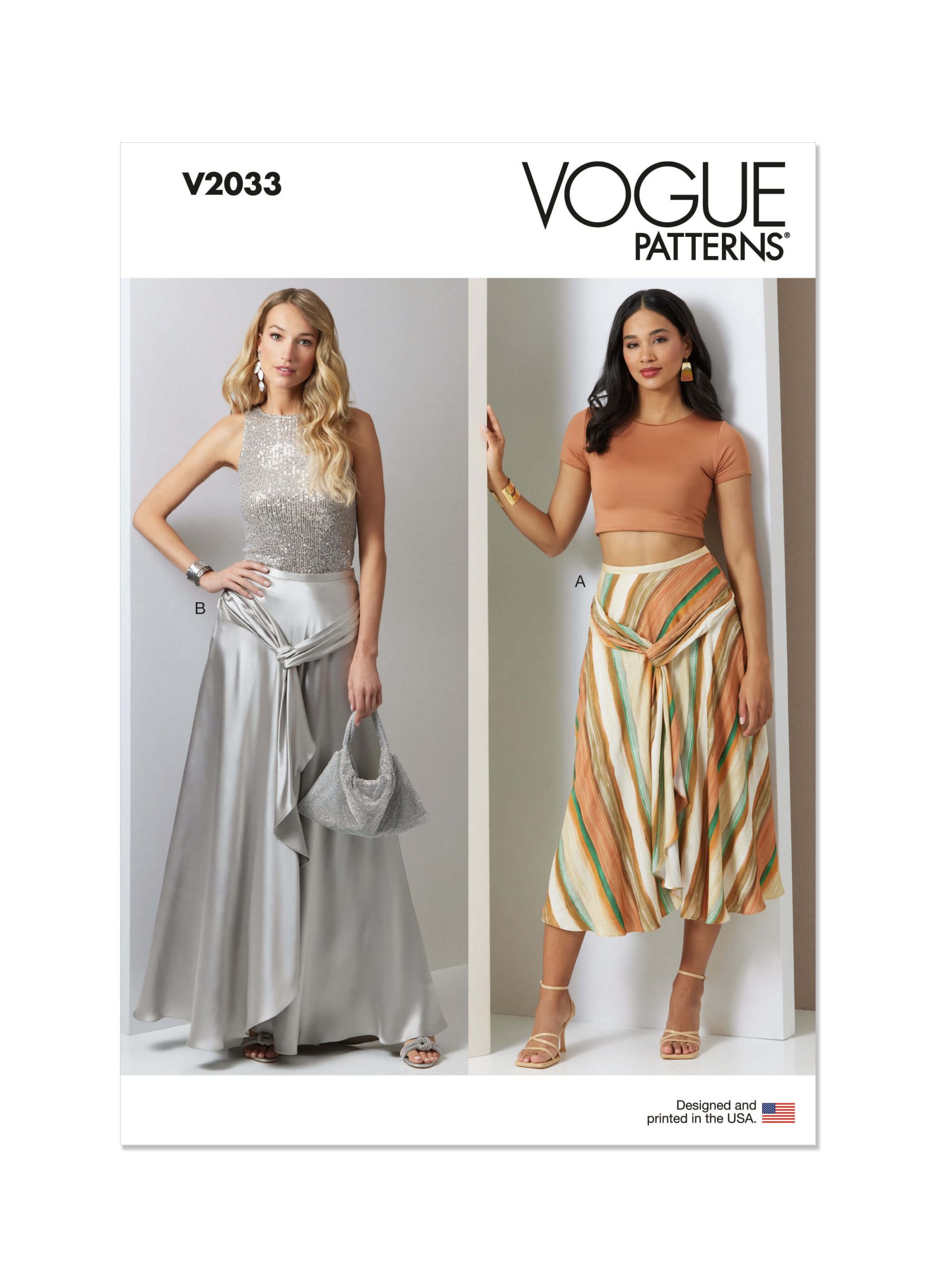 Vogue Patterns V2033 Misses Skirt in Two Lengths