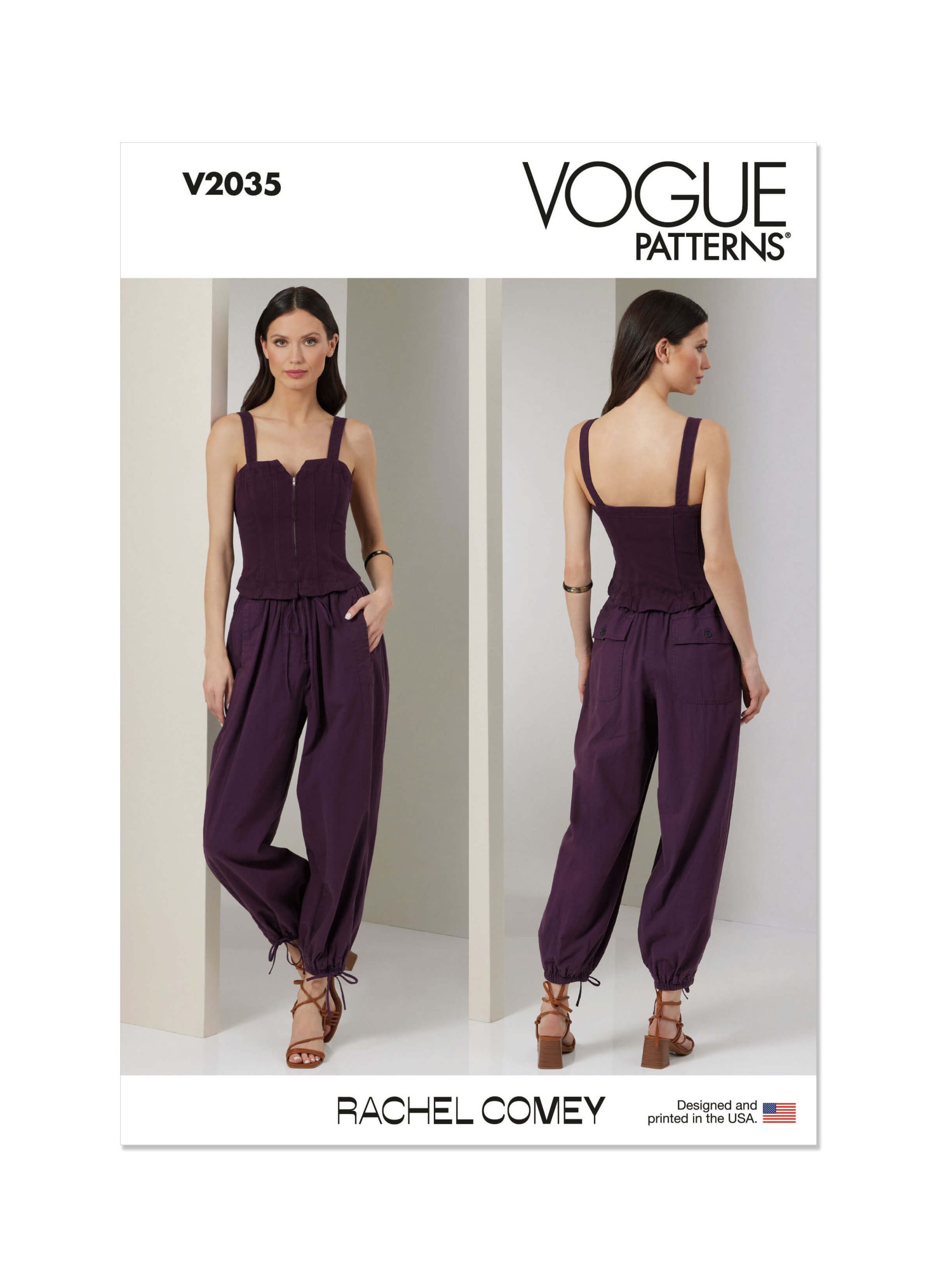 Vogue Patterns V2035 Misses' Jumpsuit by Rachel Comey