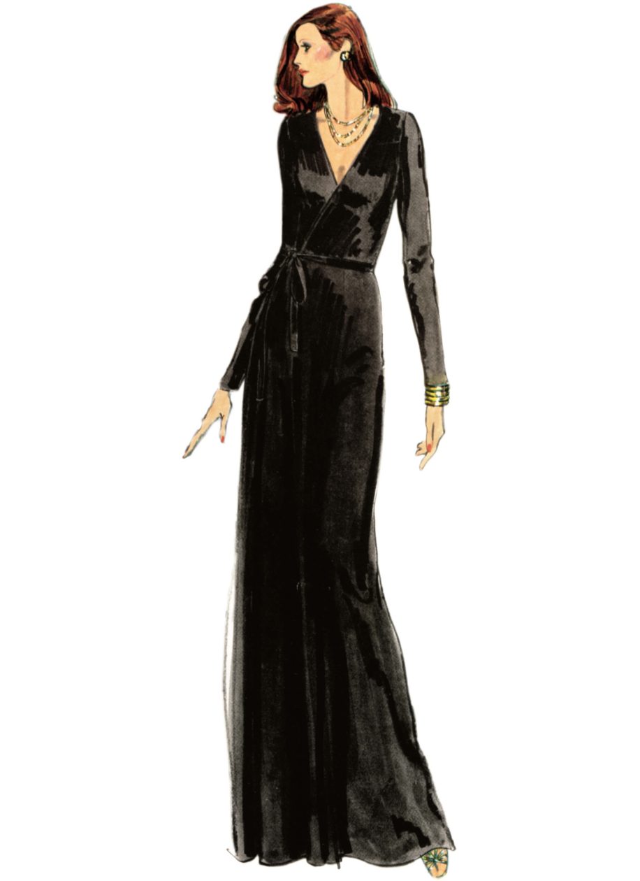 Dvf Pattern Vogue Sewing Pattern V2060 DVF Misses’ Reversible Wrap Dress by Diane ...