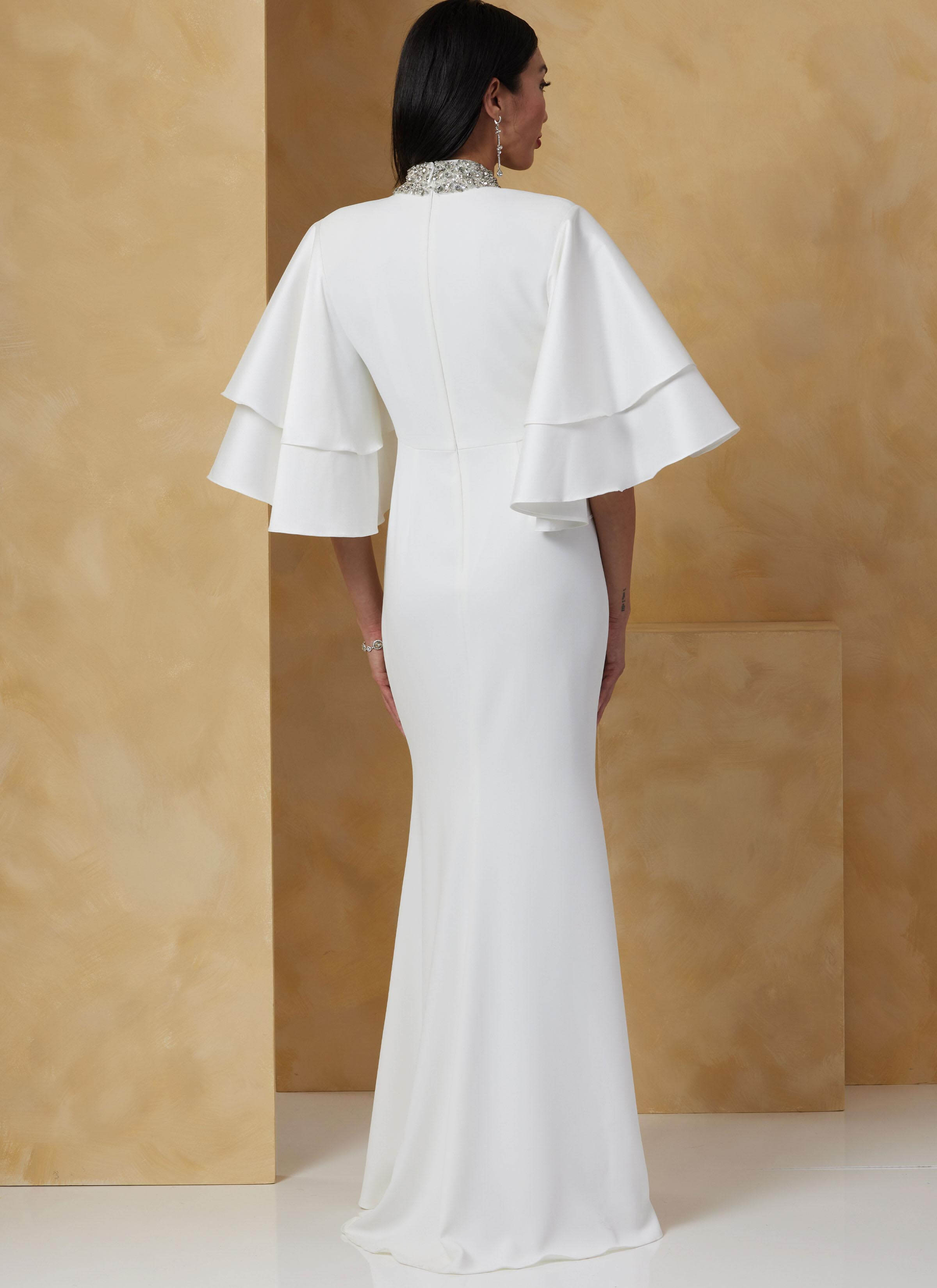 Vogue Sewing Pattern V2066 Misses' Dress by Badgley Mischka