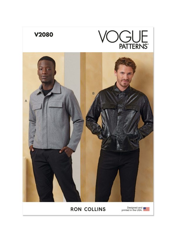 Vogue Sewing Pattern V2080 Men's Jackets