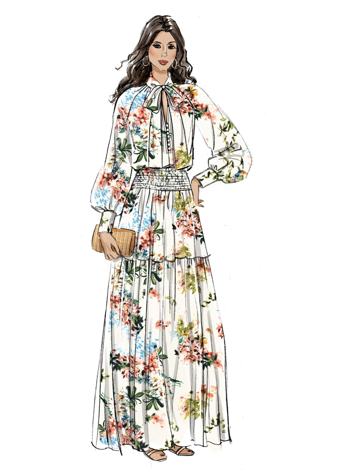 Vogue Patterns Sewing Pattern V2127 Misses' Two Piece Dress