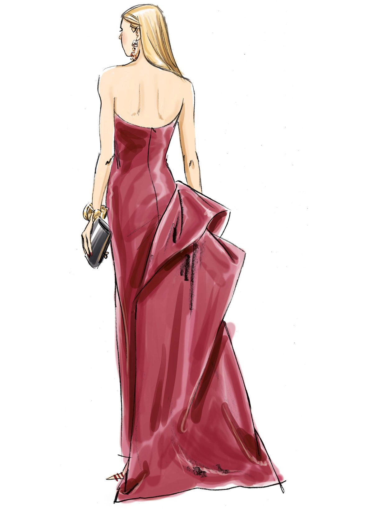 Vogue Patterns Sewing Pattern V2131 Misses' Strapless Gown