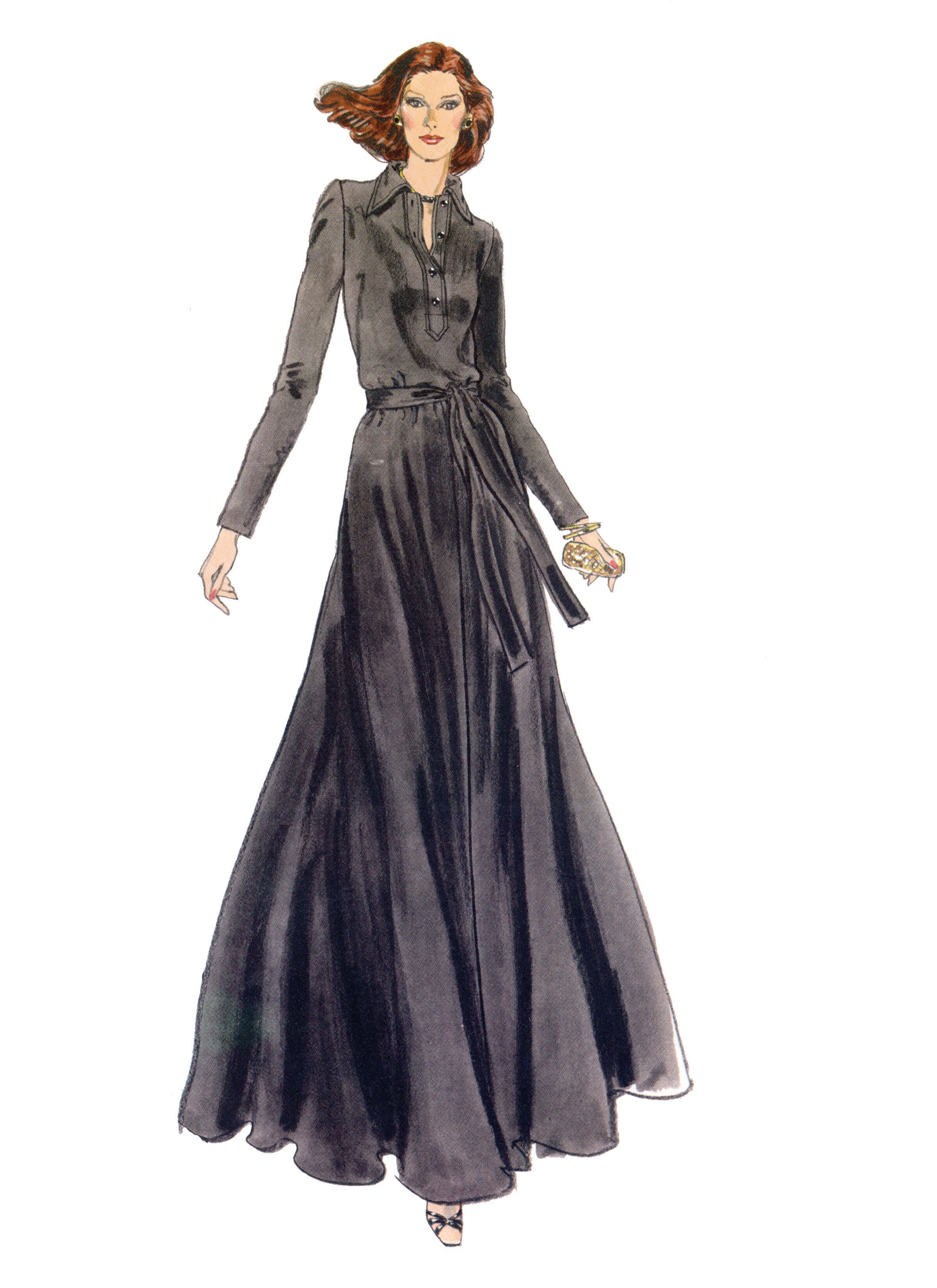Vogue Patterns Sewing Pattern V2143 Misses' Vintage Knit Dress by Diane von Furstenberg