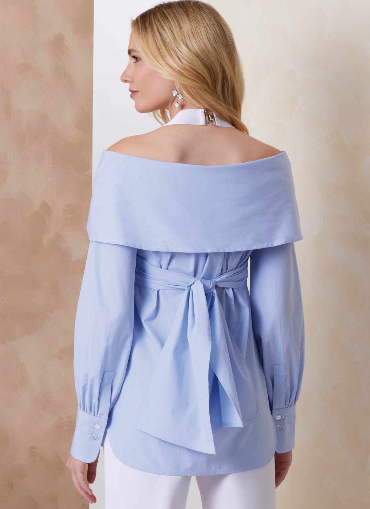 Vogue Patterns Sewing Pattern V2158 Misses' Draped Top with Sleeve Variations