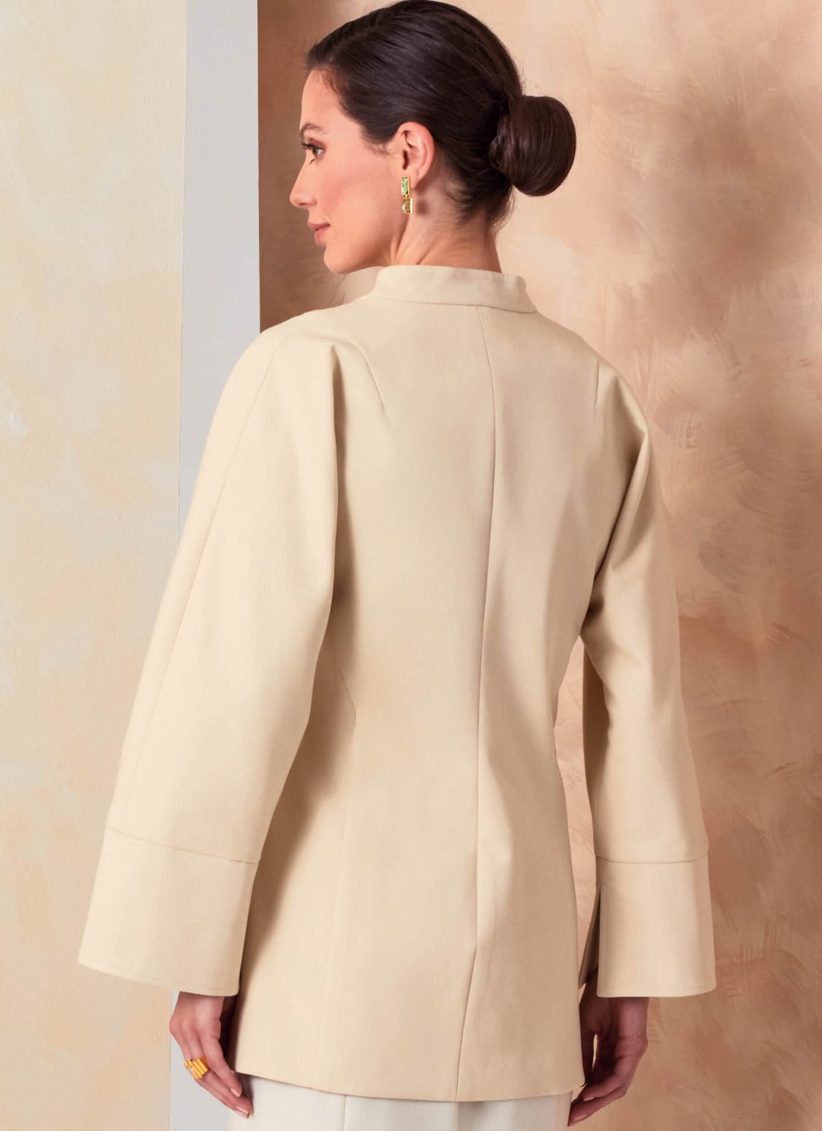 Vogue Patterns Sewing Pattern V2165 Misses' Wrap Jacket, Slim Midi Skirt and Straight Leg Trousers