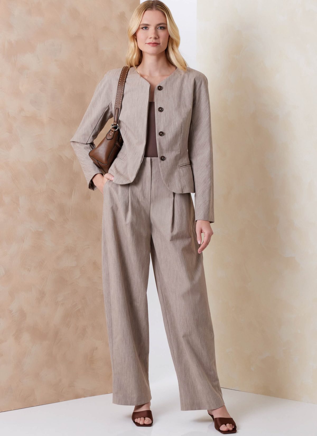 Vogue Patterns Sewing Pattern V2166 Misses' Jacket and Trousers