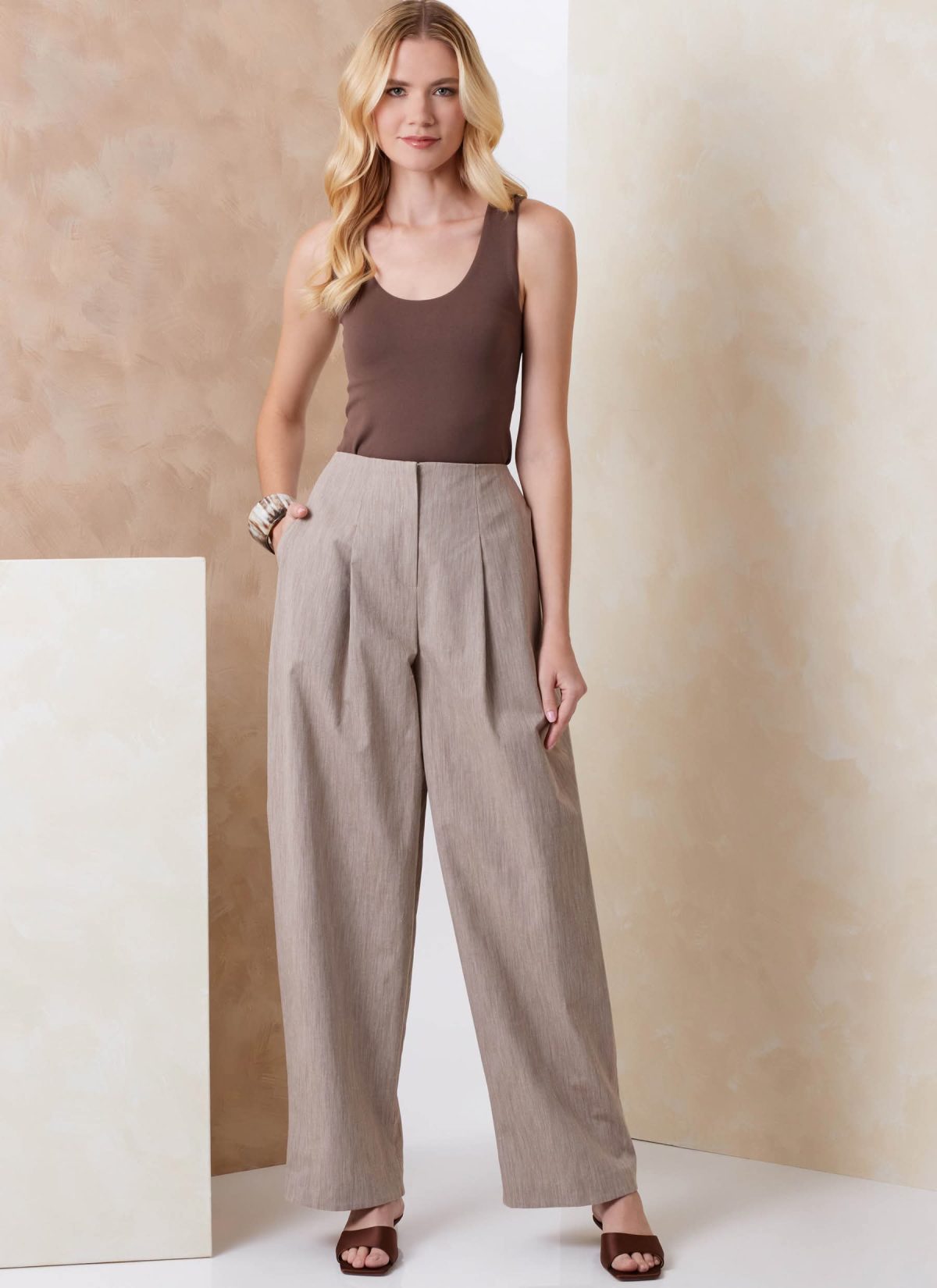 Vogue Patterns Sewing Pattern V2166 Misses' Jacket and Trousers