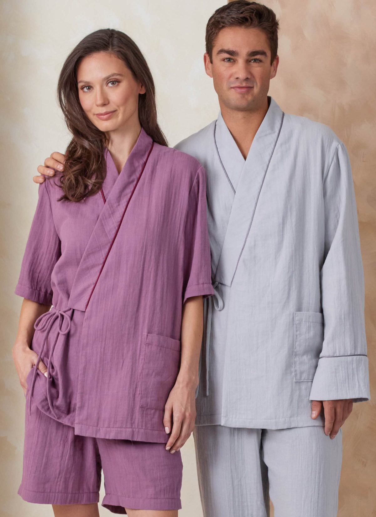 Vogue Patterns Sewing Pattern V2168 Unisex Robe, Pyjama Trousers and Shorts