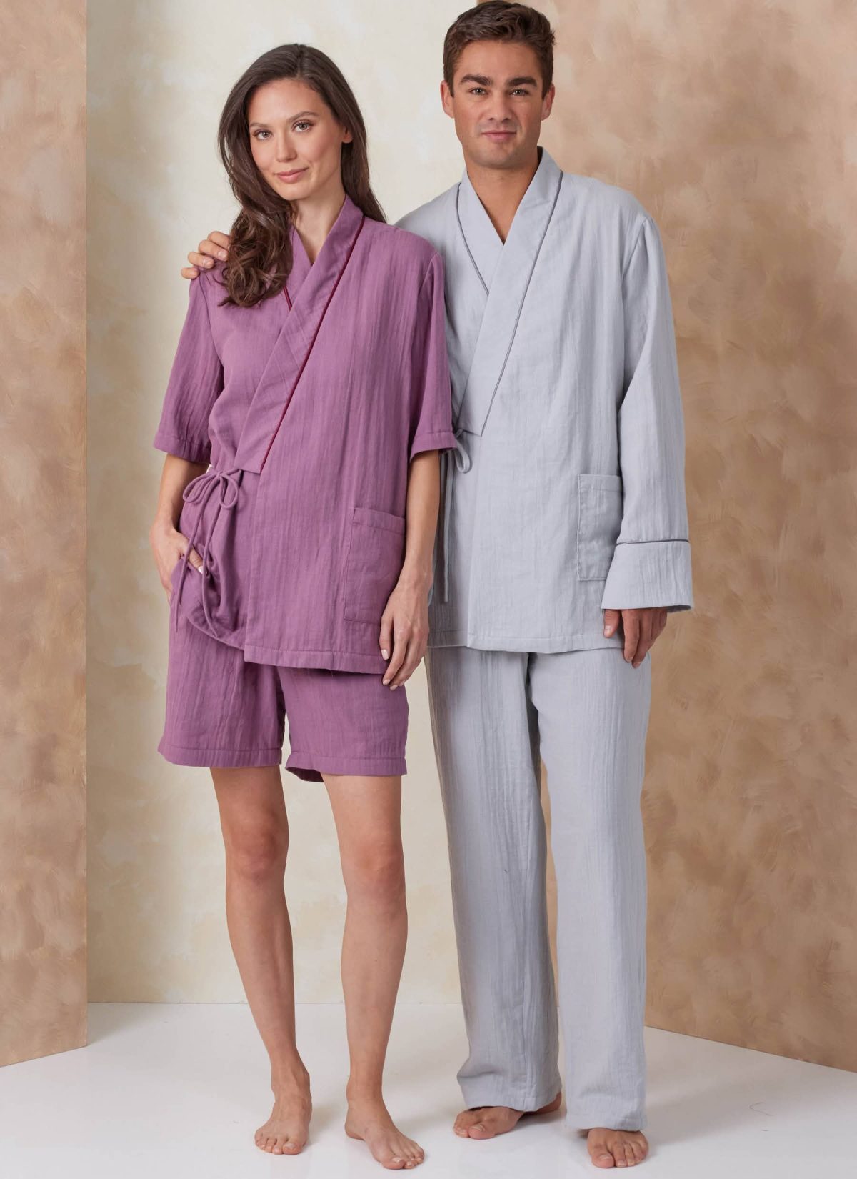Vogue Patterns Sewing Pattern V2168 Unisex Robe, Pyjama Trousers and Shorts
