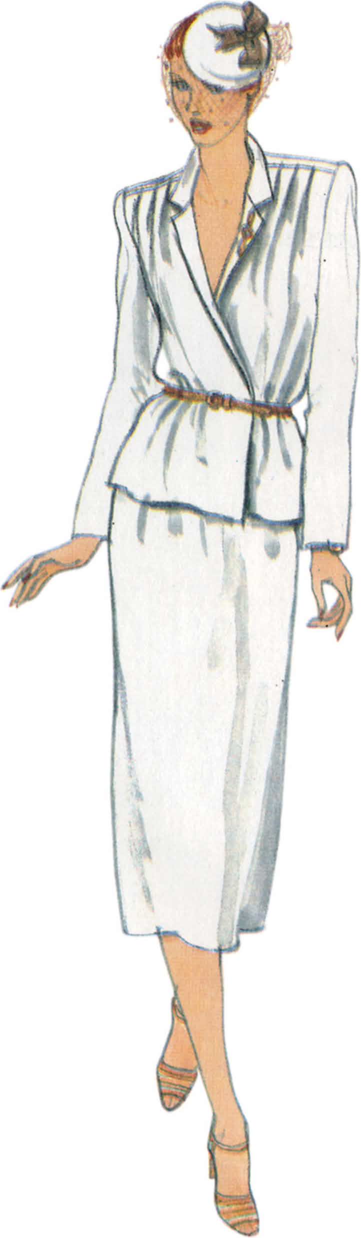 Vogue Patterns Sewing Pattern V2171 Misses' Vintage Dress, Top and Skirt