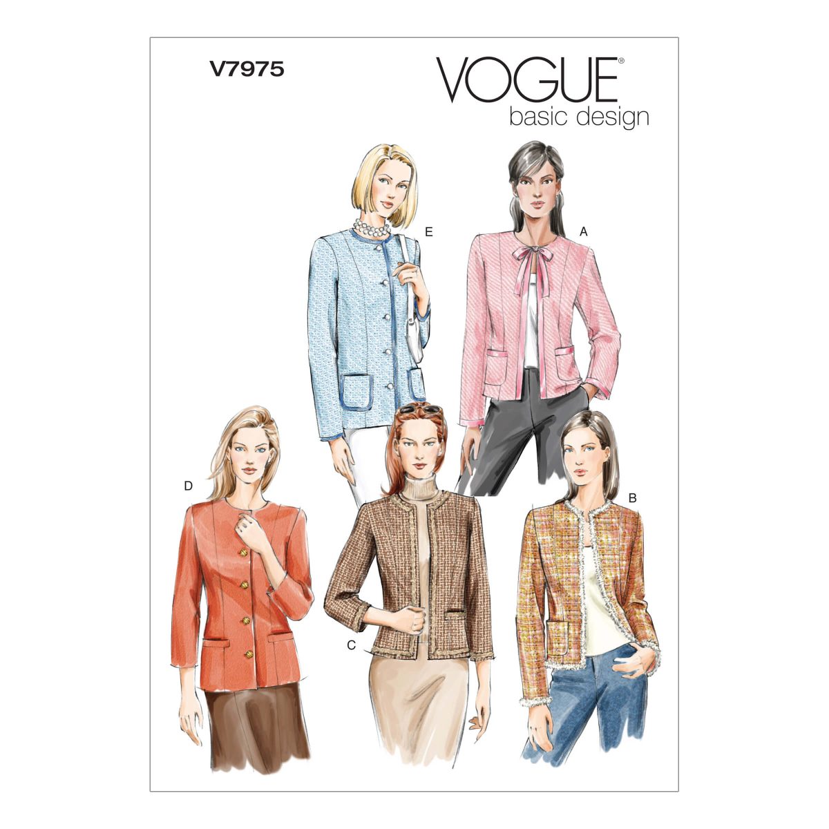 Vogue Patterns V7975 Misses'/Misses' Petite Jacket