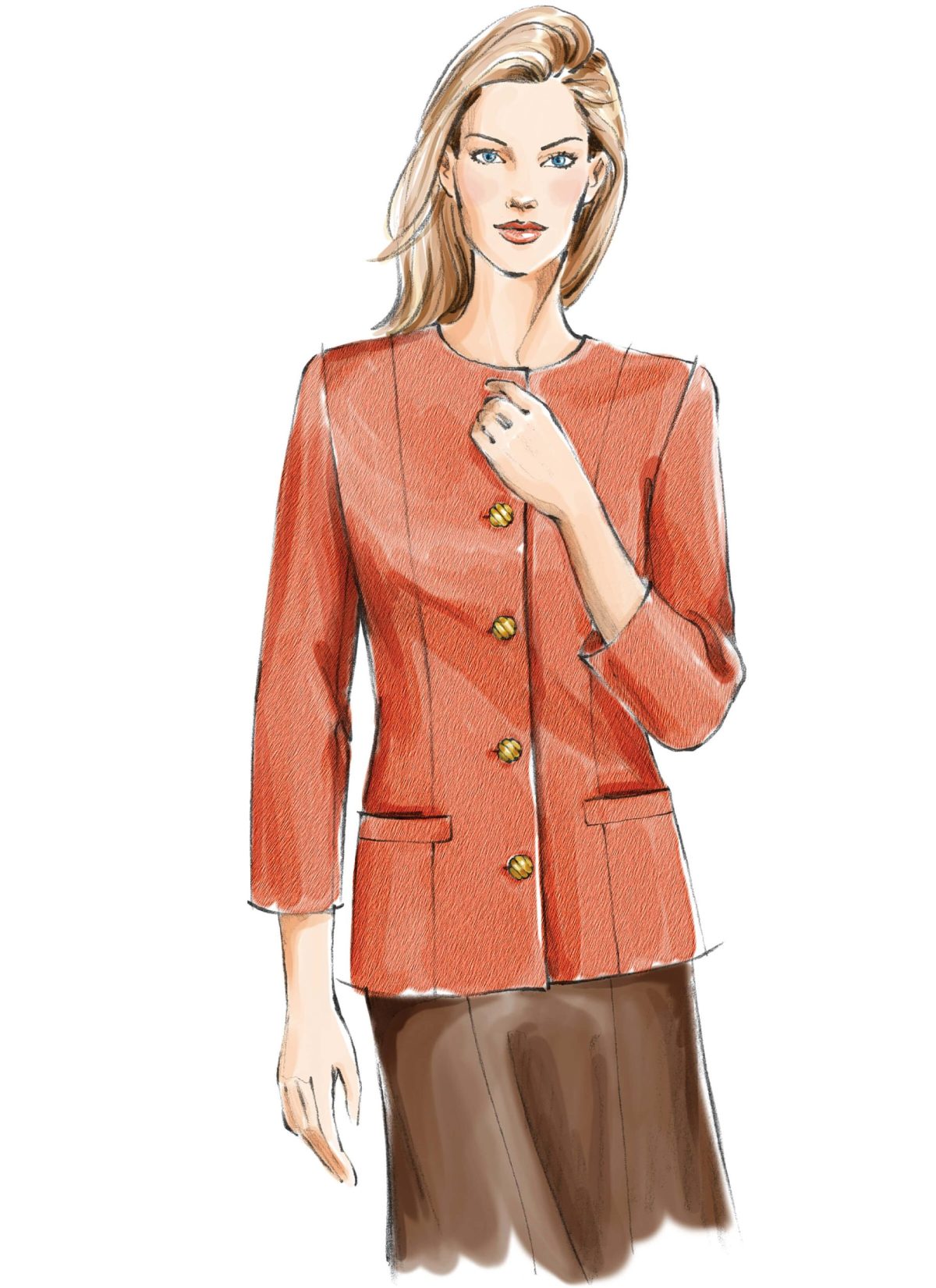 Vogue Patterns V7975 Misses'/Misses' Petite Jacket