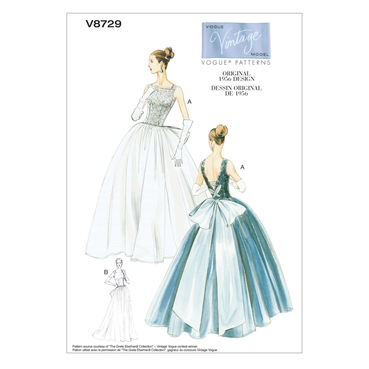 Vogue Patterns V8729 Misses' Dress and Underskirt