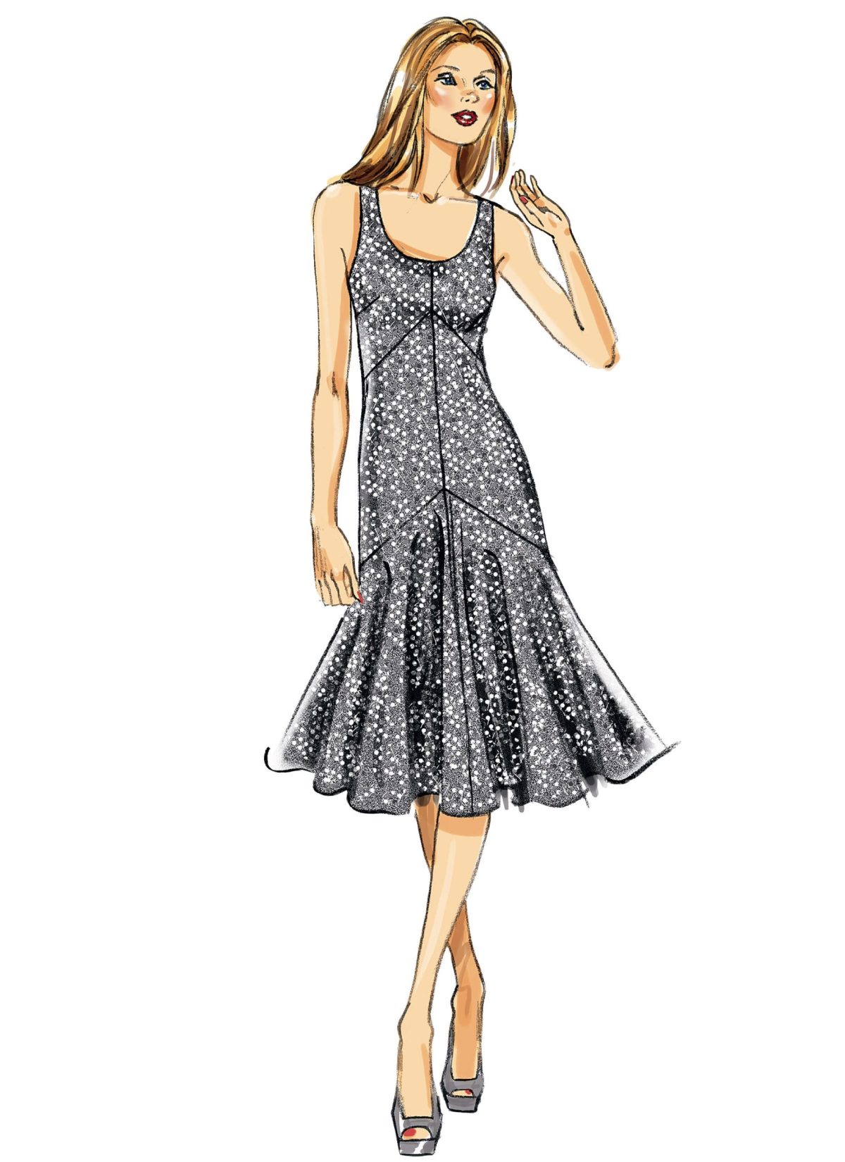 Vogue Patterns V8814 Misses' Dress