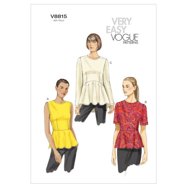 Vogue Patterns V8815 Misses' Top
