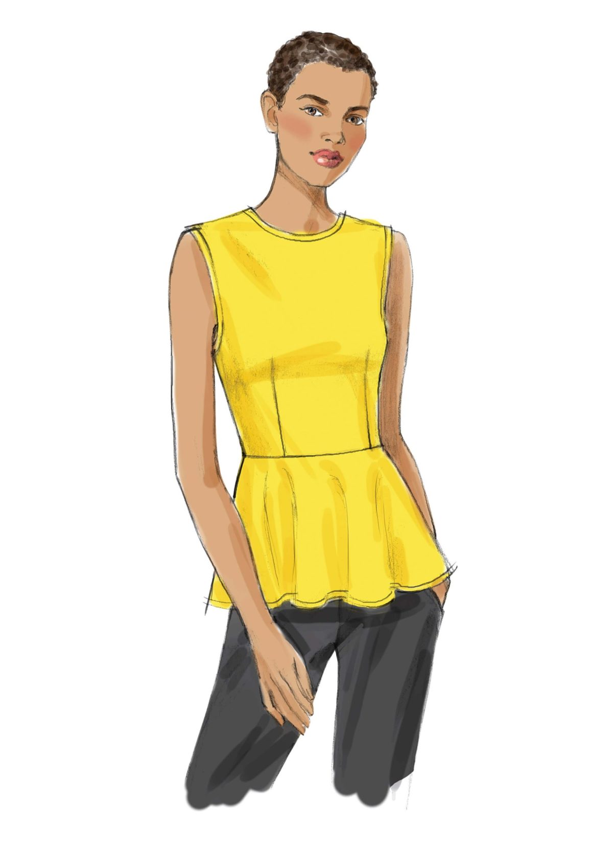 Vogue Patterns V8815 Misses' Top