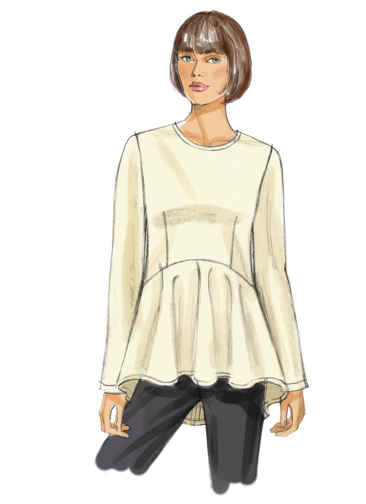 Vogue Patterns V8815 Misses' Top