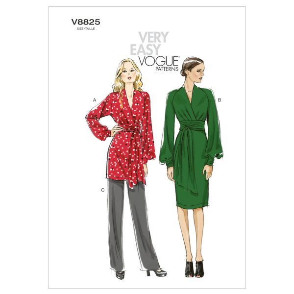 Vogue Patterns V8825 Misses' Tunic, Dress And Pants