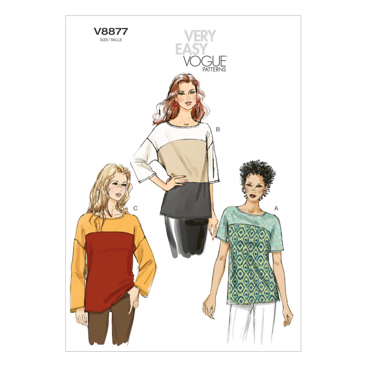 Vogue Patterns V8877 Misses' Top