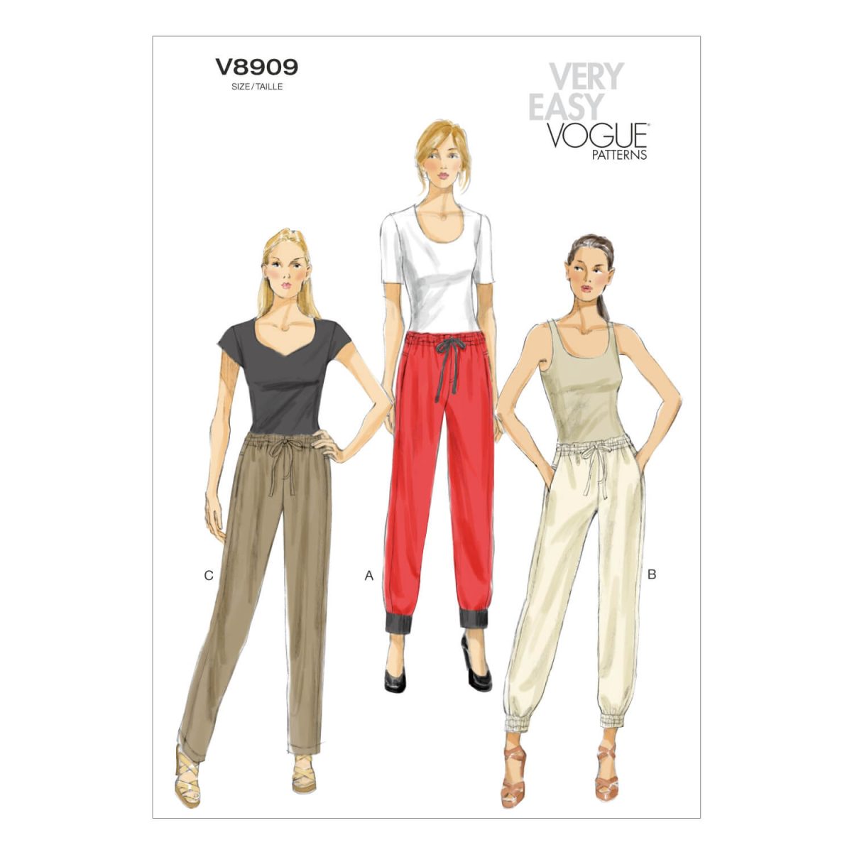 Vogue Patterns V8909 Misses' Pants
