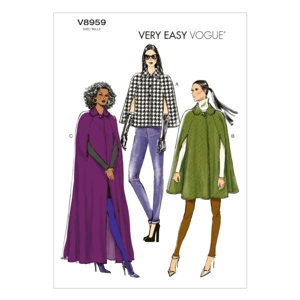 Vogue Patterns V8959 Misses' Cape
