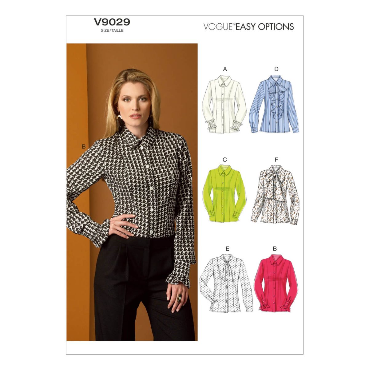 Vogue Patterns V9029 Misses' Blouse