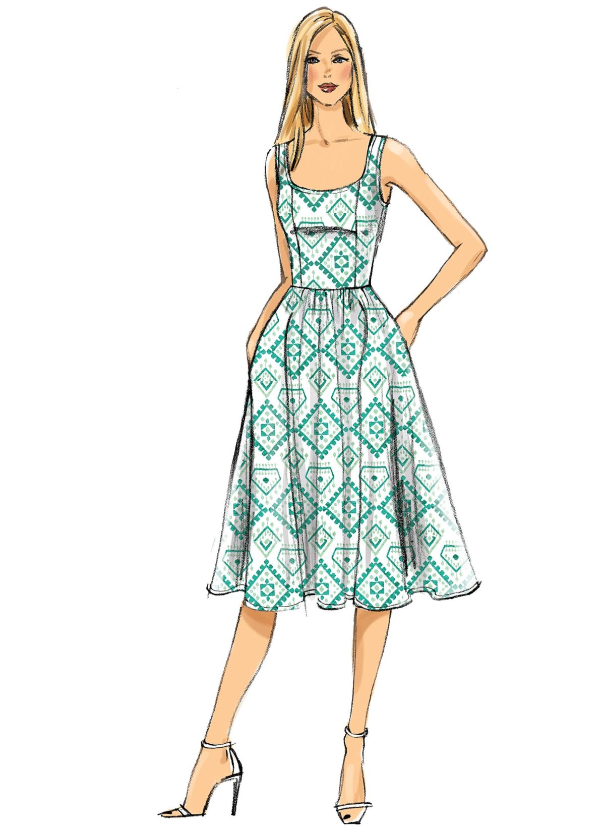 Vogue Patterns V9100 Misses' Dress
