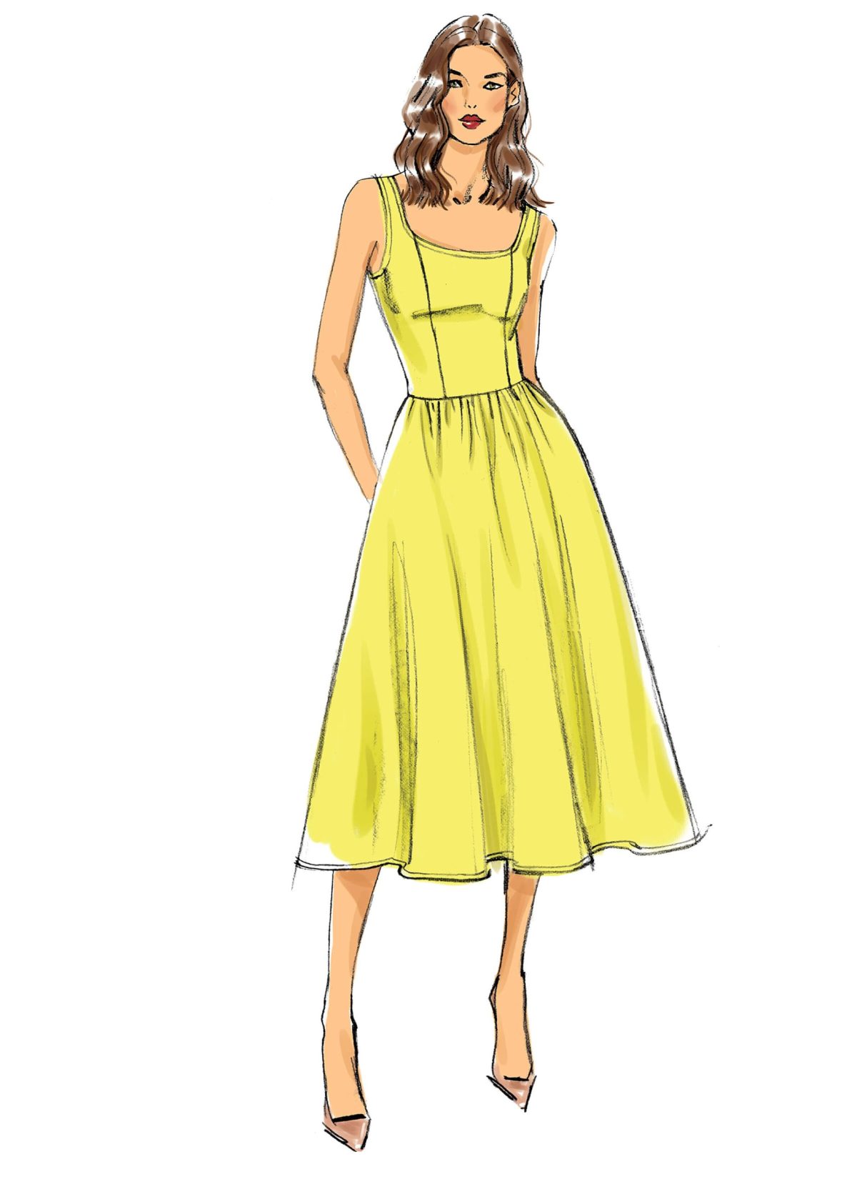 Vogue Patterns V9100 Misses' Dress