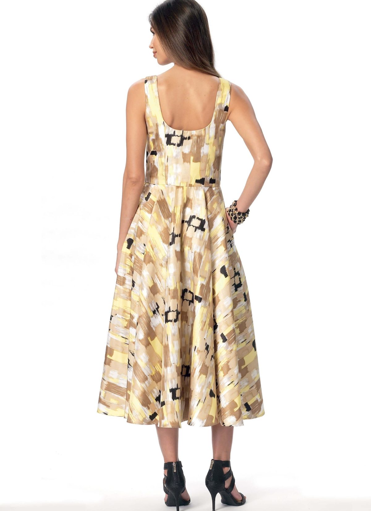 Vogue Patterns V9182 Misses' Button-Down, Flared-Skirt Dresses