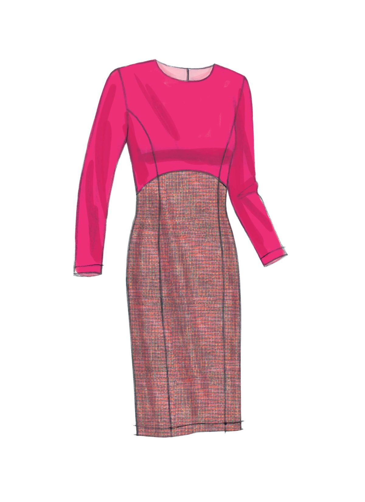 Vogue Patterns V9202 Misses' Dresses with Flared or Straight Skirt Options