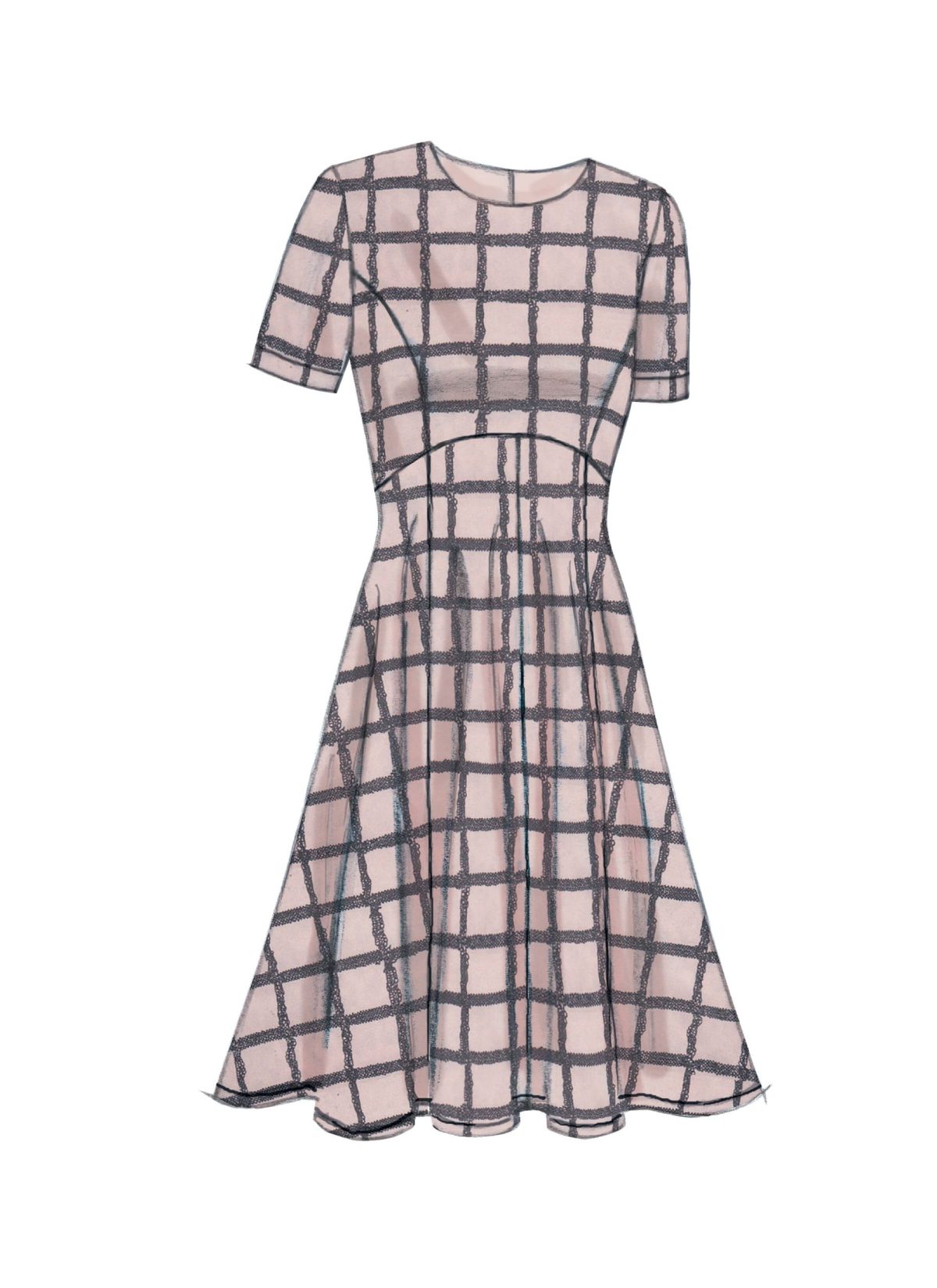 Vogue Patterns V9202 Misses' Dresses with Flared or Straight Skirt Options