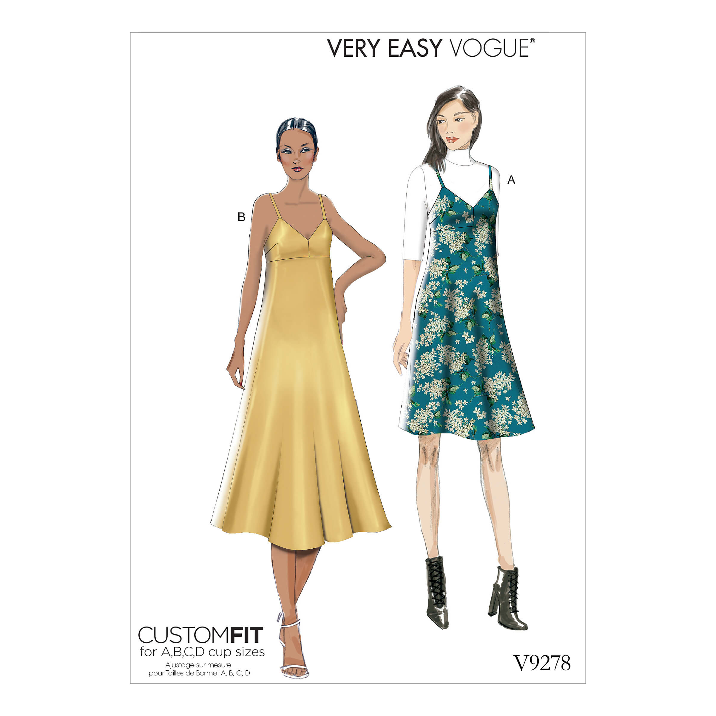 Vogue Patterns V9278 Misses' Slip-Style Dress - Sewdirect