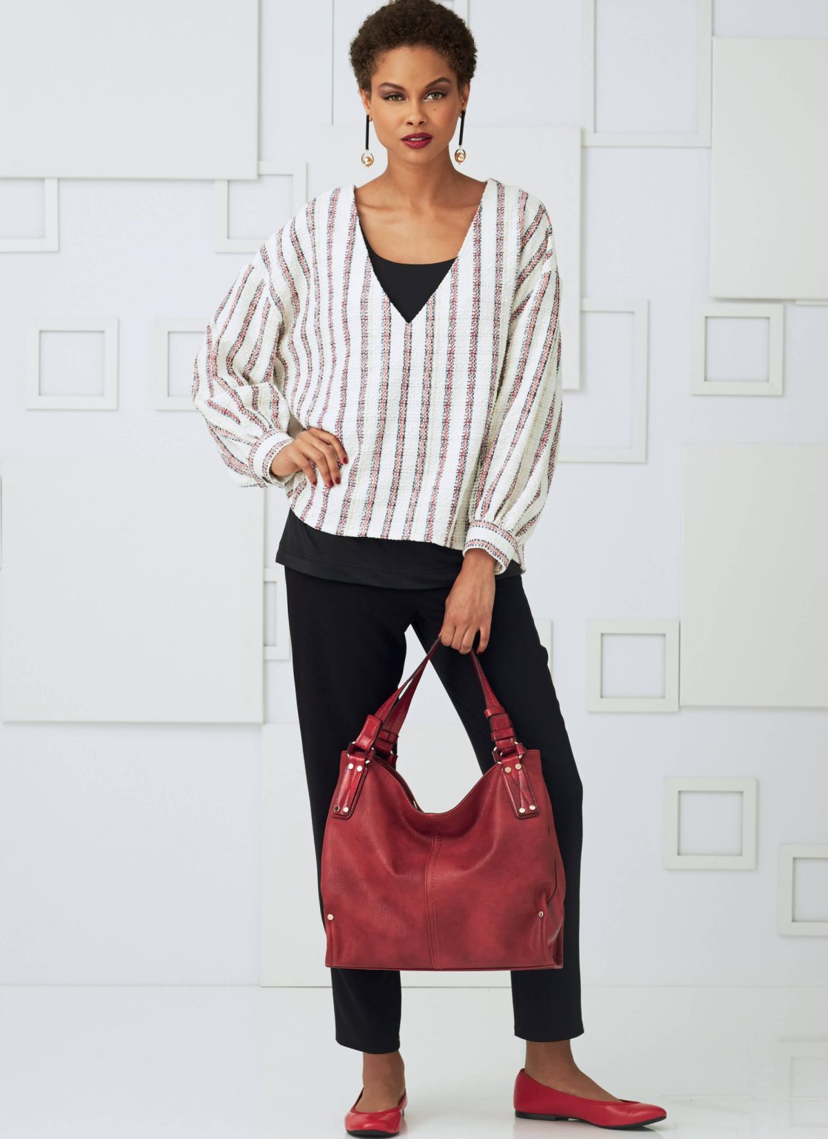 Vogue Patterns V9286 Misses' Tops, Straight Skirt, and Pants