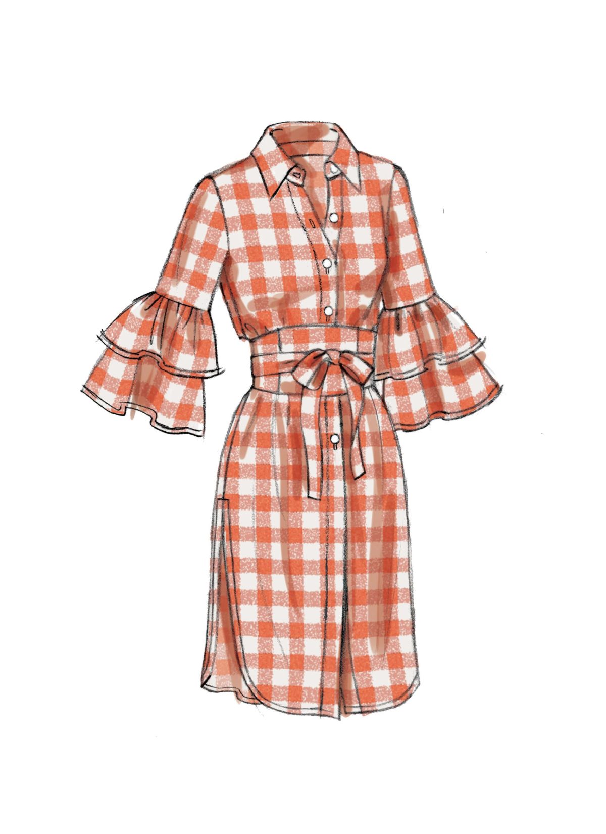 Vogue Patterns V9299 Misses' Top and Belt