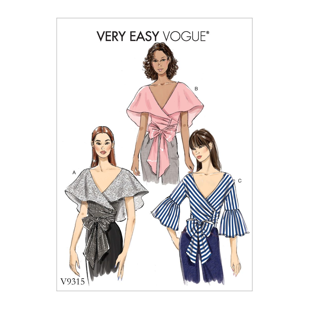 Vogue Patterns V9315 Misses’ Top - Sewdirect