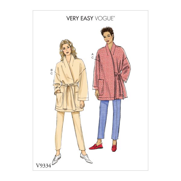 Vogue Patterns V9334 Misses' Jacket, Belt and Pants