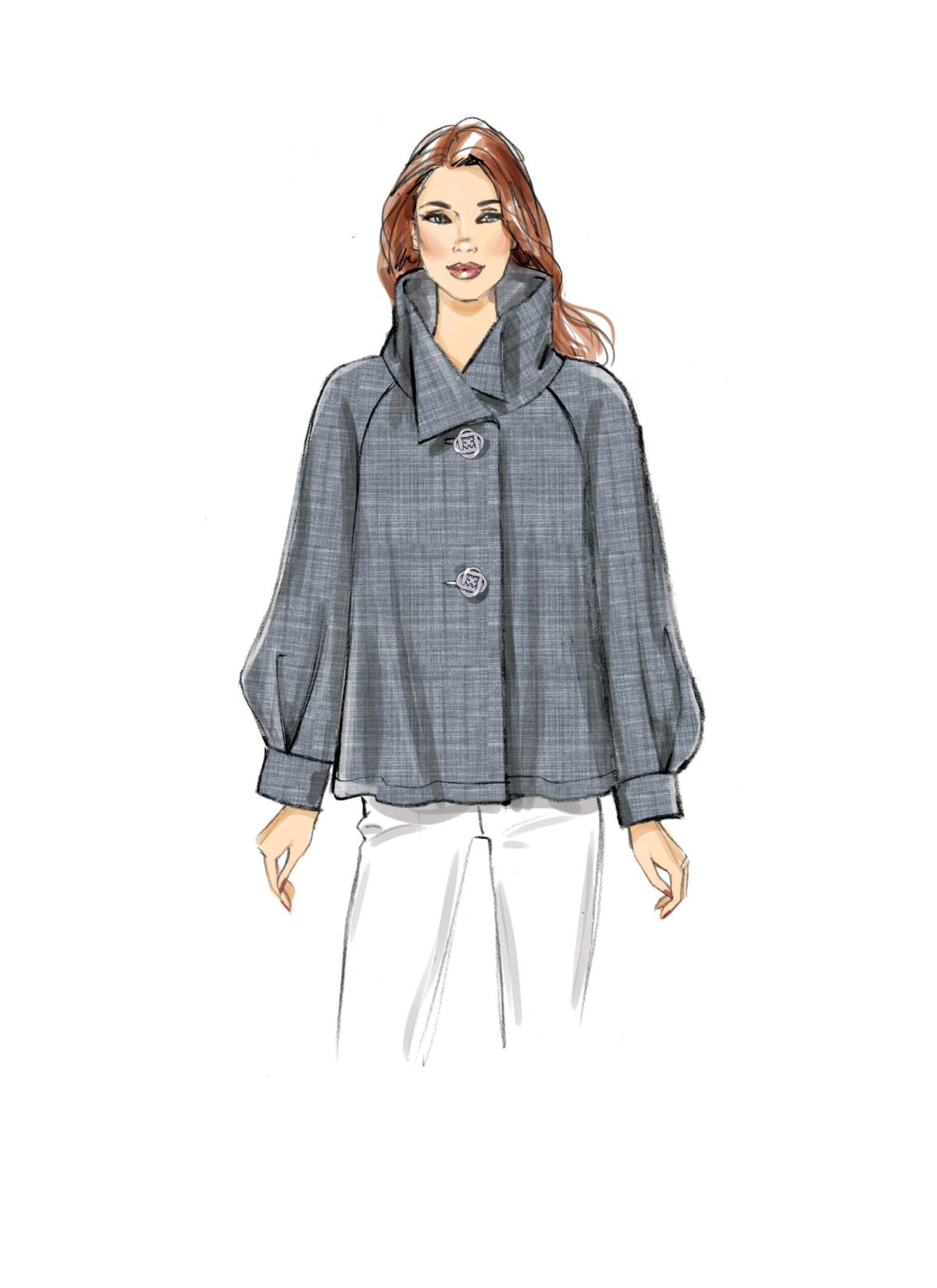 Vogue Patterns V9347 Misses' Top