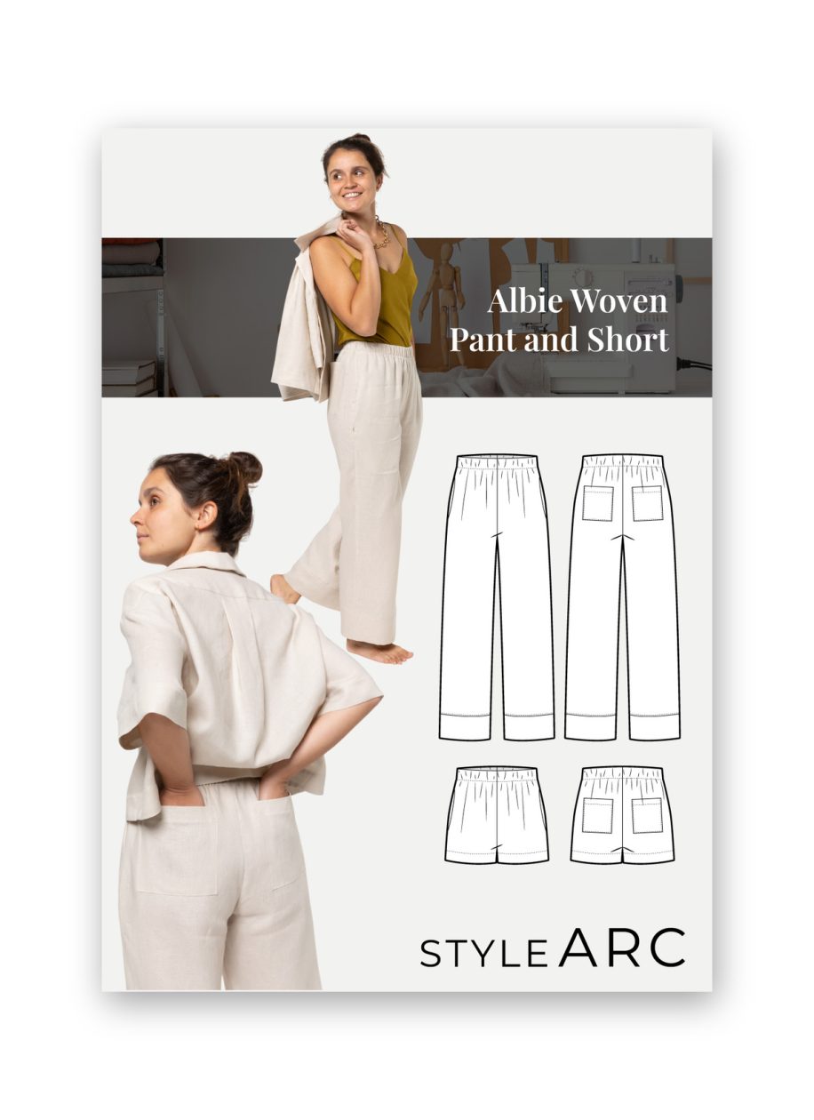 Style Arc Albie Woven Pant and Short Sewing Pattern