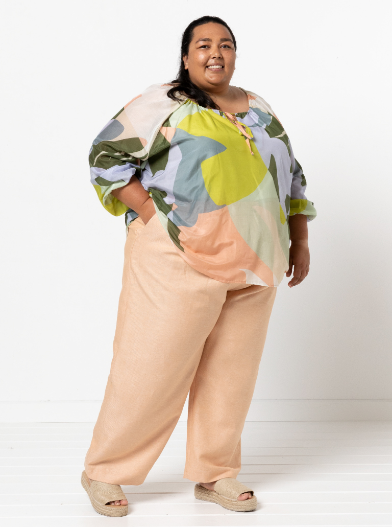Style Arc Anita Peasant Blouse Sewing Pattern