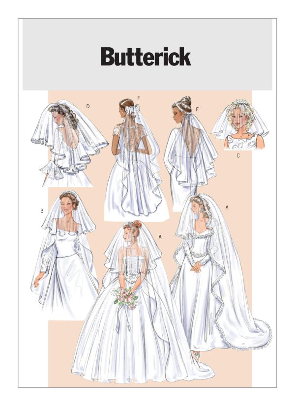 Butterick Sewing Pattern B4487 Bridal Veils