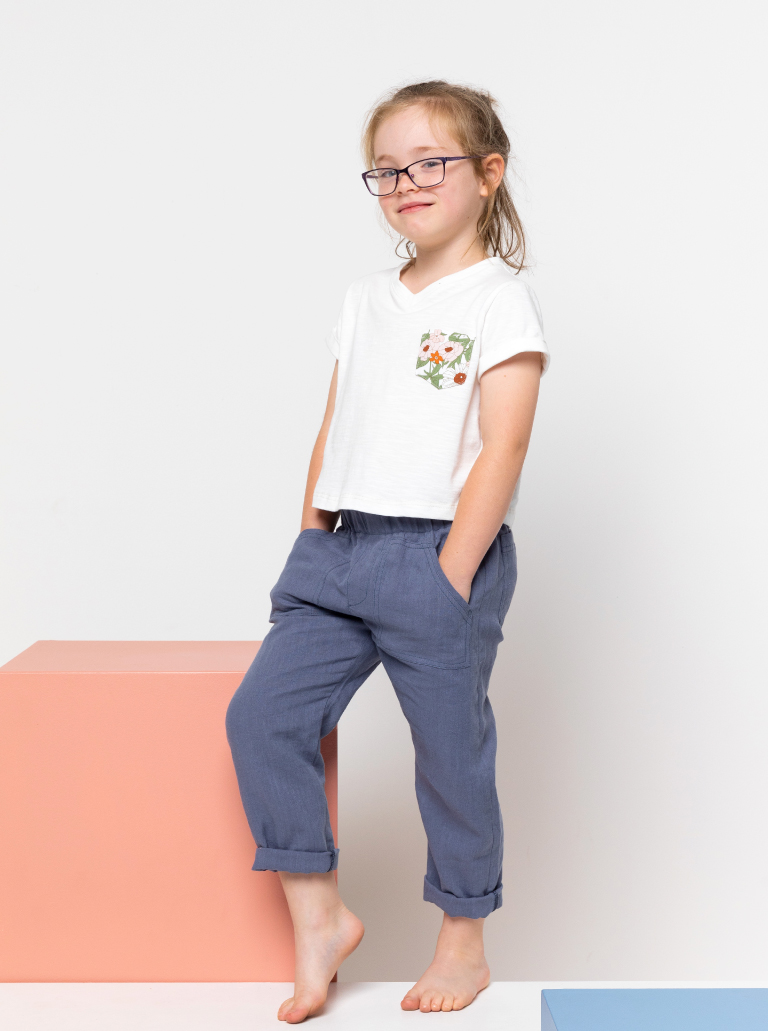 Style Arc Bobby Kids Woven Pant Sewing Pattern
