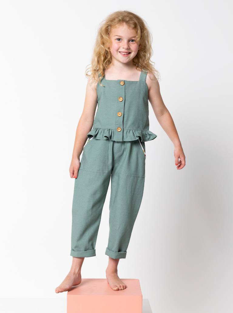 Style Arc Bobby Kids Woven Pant Sewing Pattern