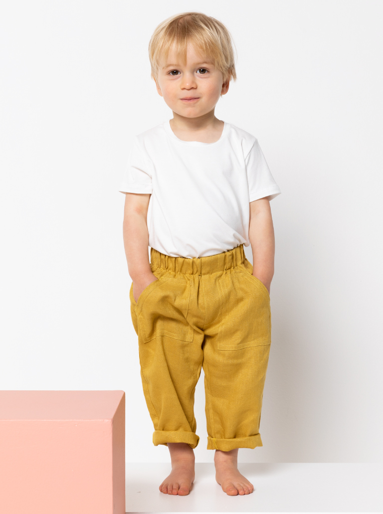 Style Arc Bobby Kids Woven Pant Sewing Pattern