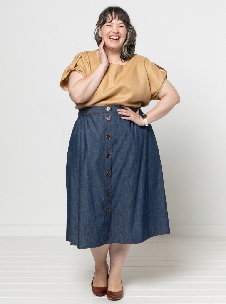 Style Arc Bonnie Woven Skirt Sewing Pattern